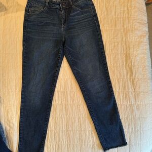 Wit & Wisdom Classic Denim Jean with Frayed Hem - Size 8